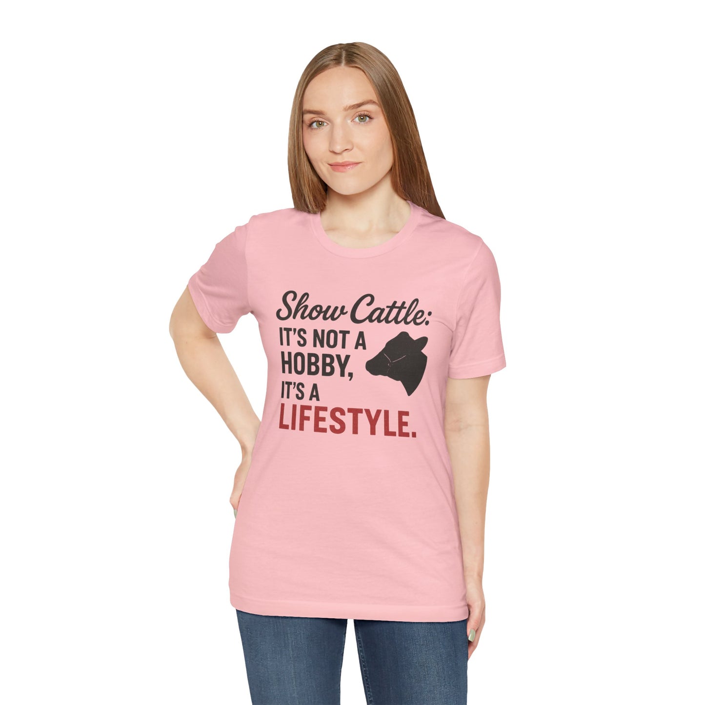 Show Cattle Lifestyle Tee, Unisex Cattle Shirt, Farm Life Apparel, Country Style T-Shirt, Gifts for Cattle Lovers, Animal Hobbyist Tee