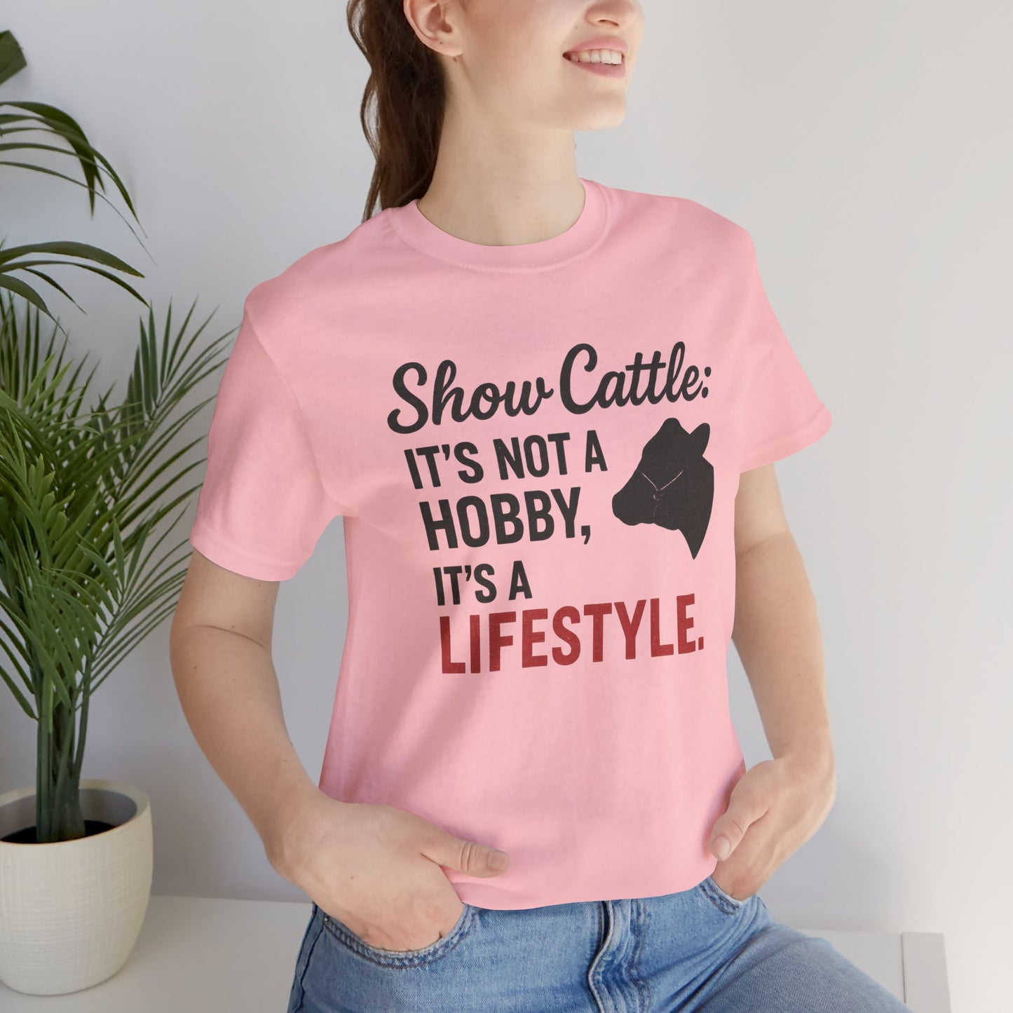 Show Cattle Lifestyle Tee, Unisex Cattle Shirt, Farm Life Apparel, Country Style T-Shirt, Gifts for Cattle Lovers, Animal Hobbyist Tee