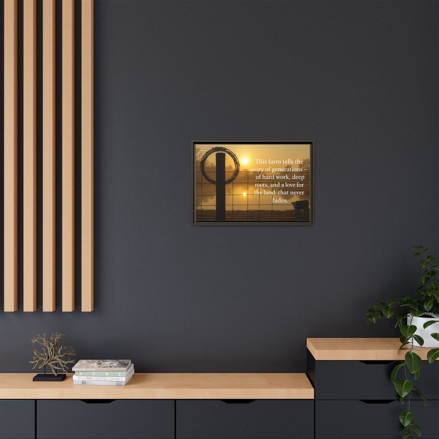 Generations of Farm Life- Rustic Canvas Wall Art