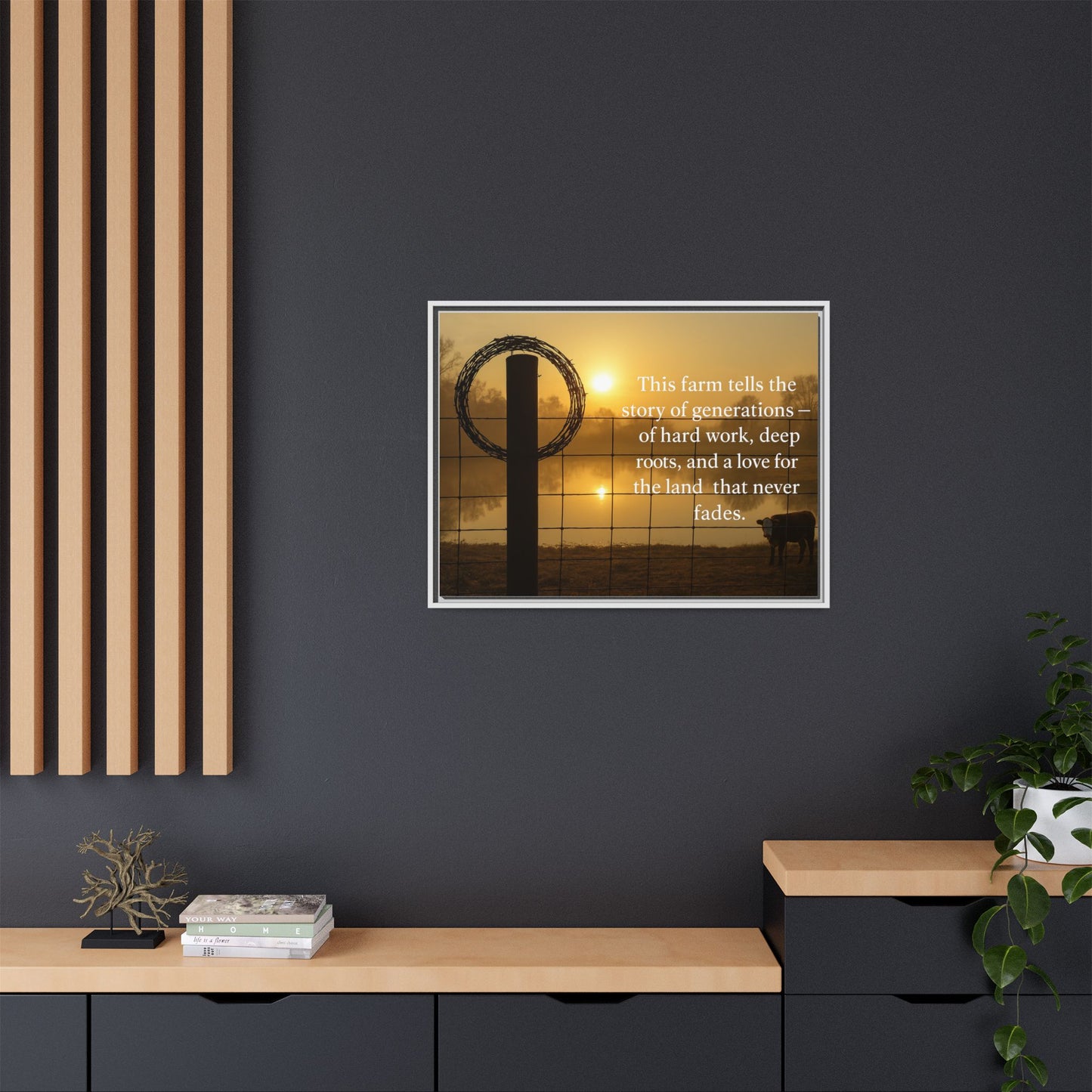 Generations of Farm Life- Rustic Canvas Wall Art