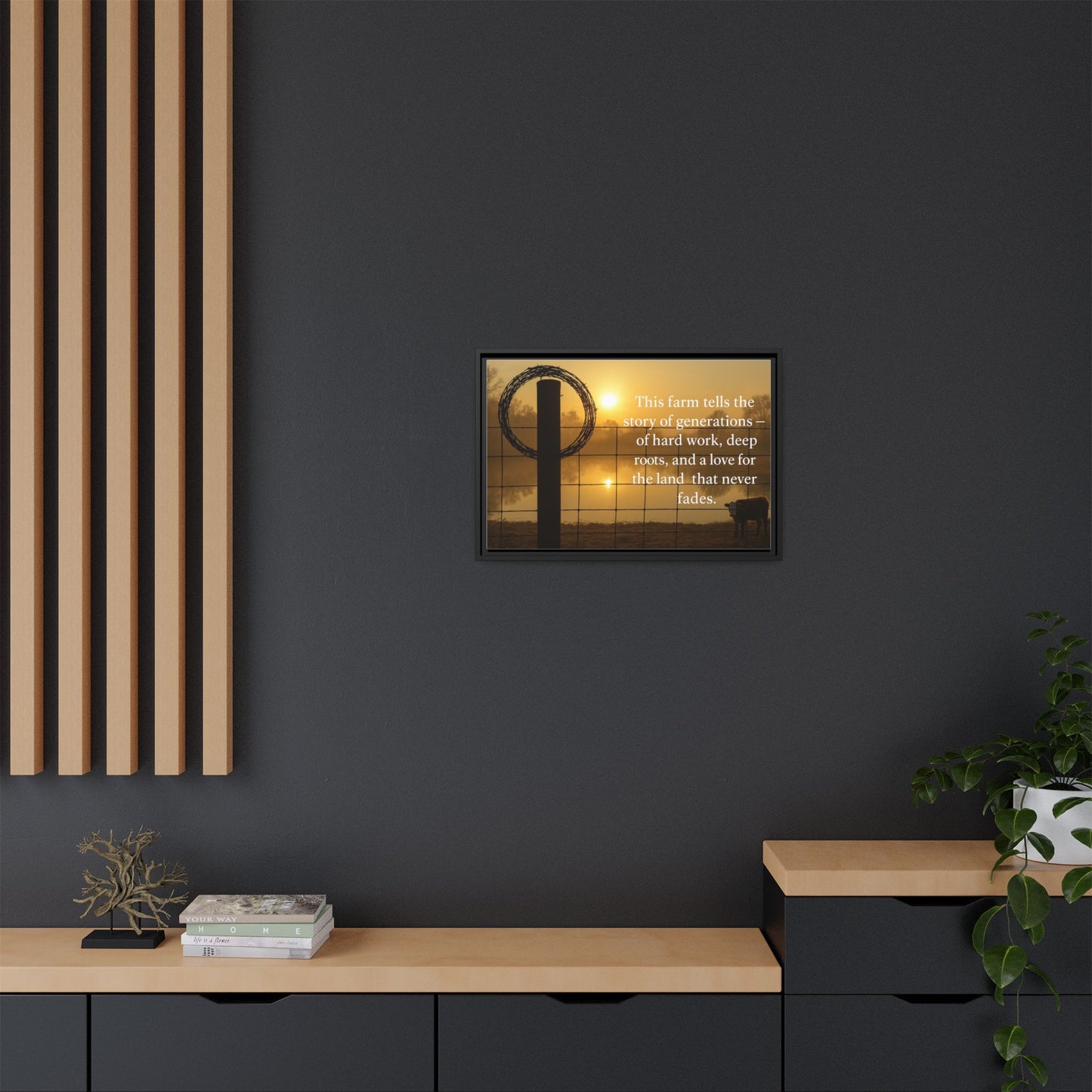 Generations of Farm Life- Rustic Canvas Wall Art