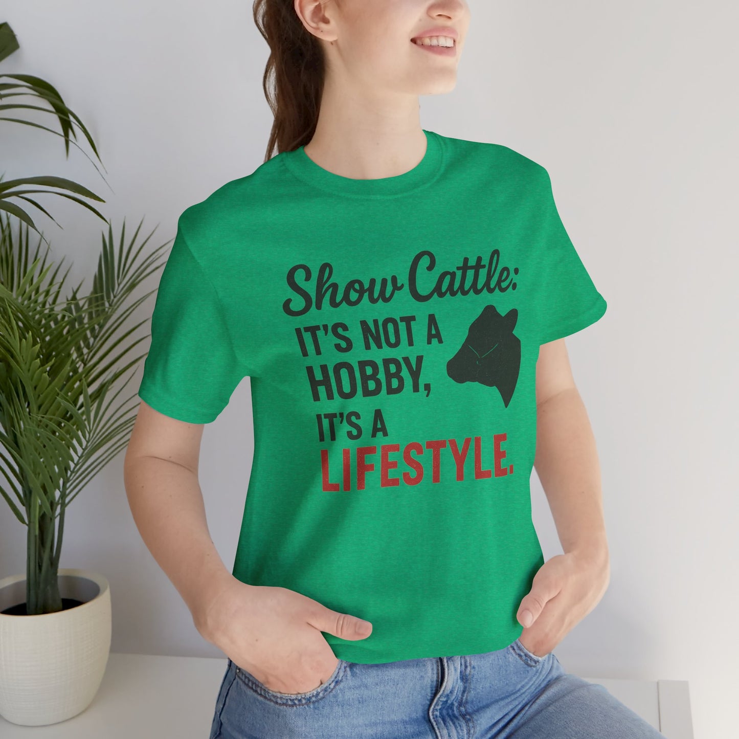 Show Cattle Lifestyle Tee, Unisex Cattle Shirt, Farm Life Apparel, Country Style T-Shirt, Gifts for Cattle Lovers, Animal Hobbyist Tee