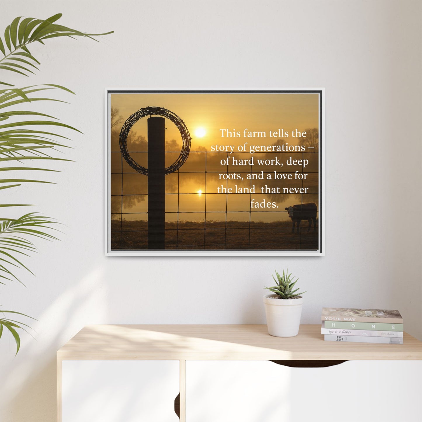 Generations of Farm Life- Rustic Canvas Wall Art