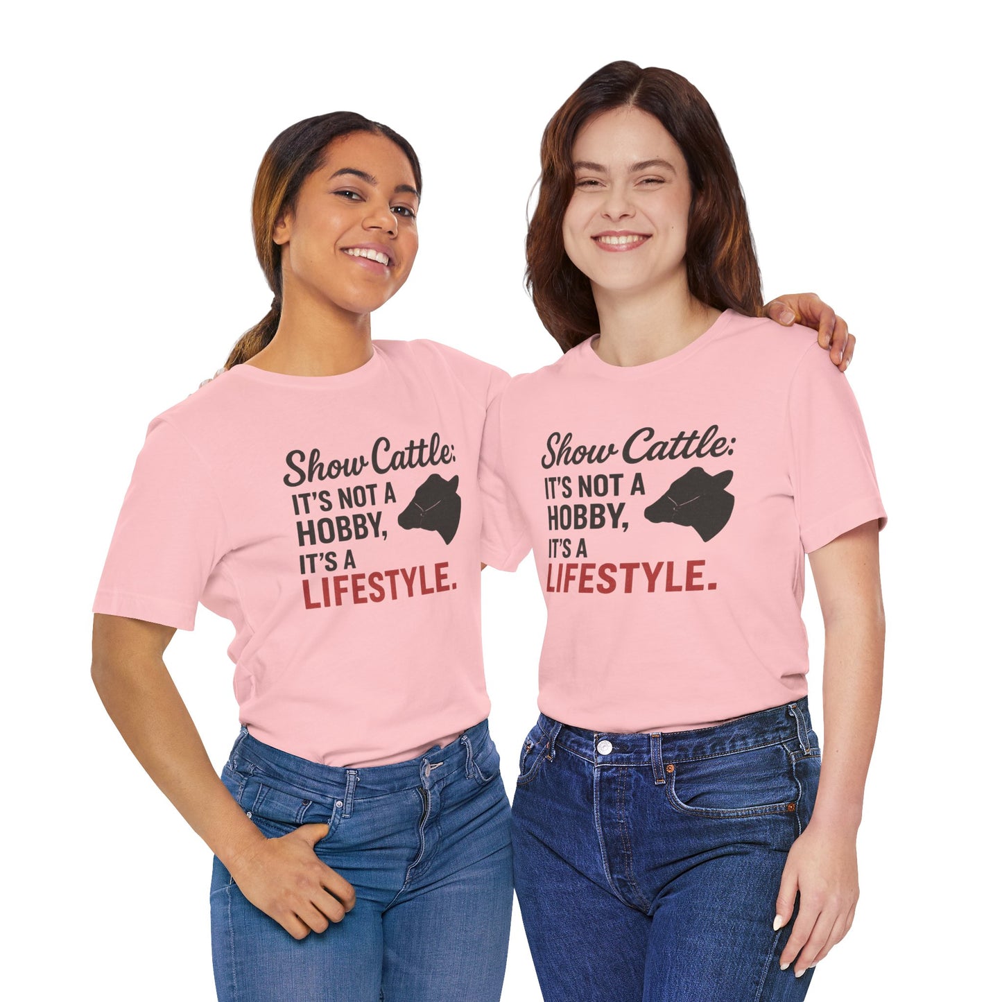Show Cattle Lifestyle Tee, Unisex Cattle Shirt, Farm Life Apparel, Country Style T-Shirt, Gifts for Cattle Lovers, Animal Hobbyist Tee