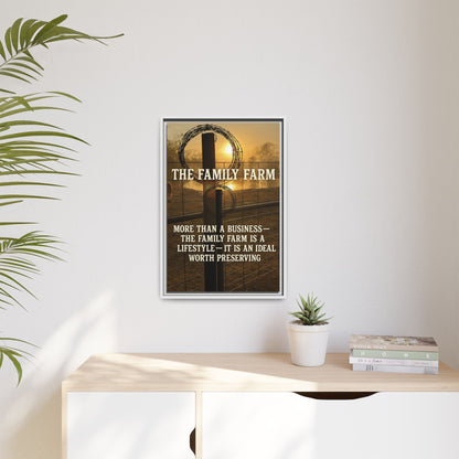 The Family Farm- Rustic Canvas Wall Art