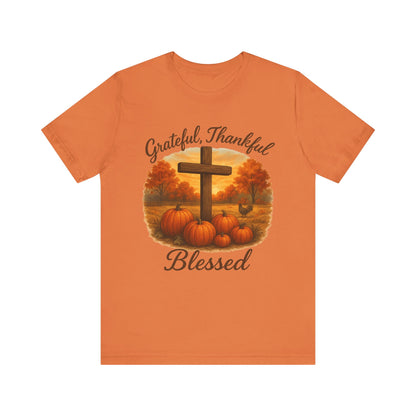 Grateful, Thankful, Blessed Fall Tee