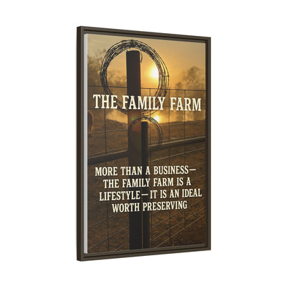 The Family Farm- Rustic Canvas Wall Art