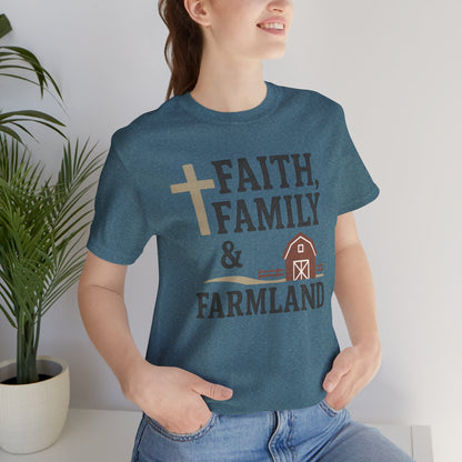 Faith Family Farmland Tee
