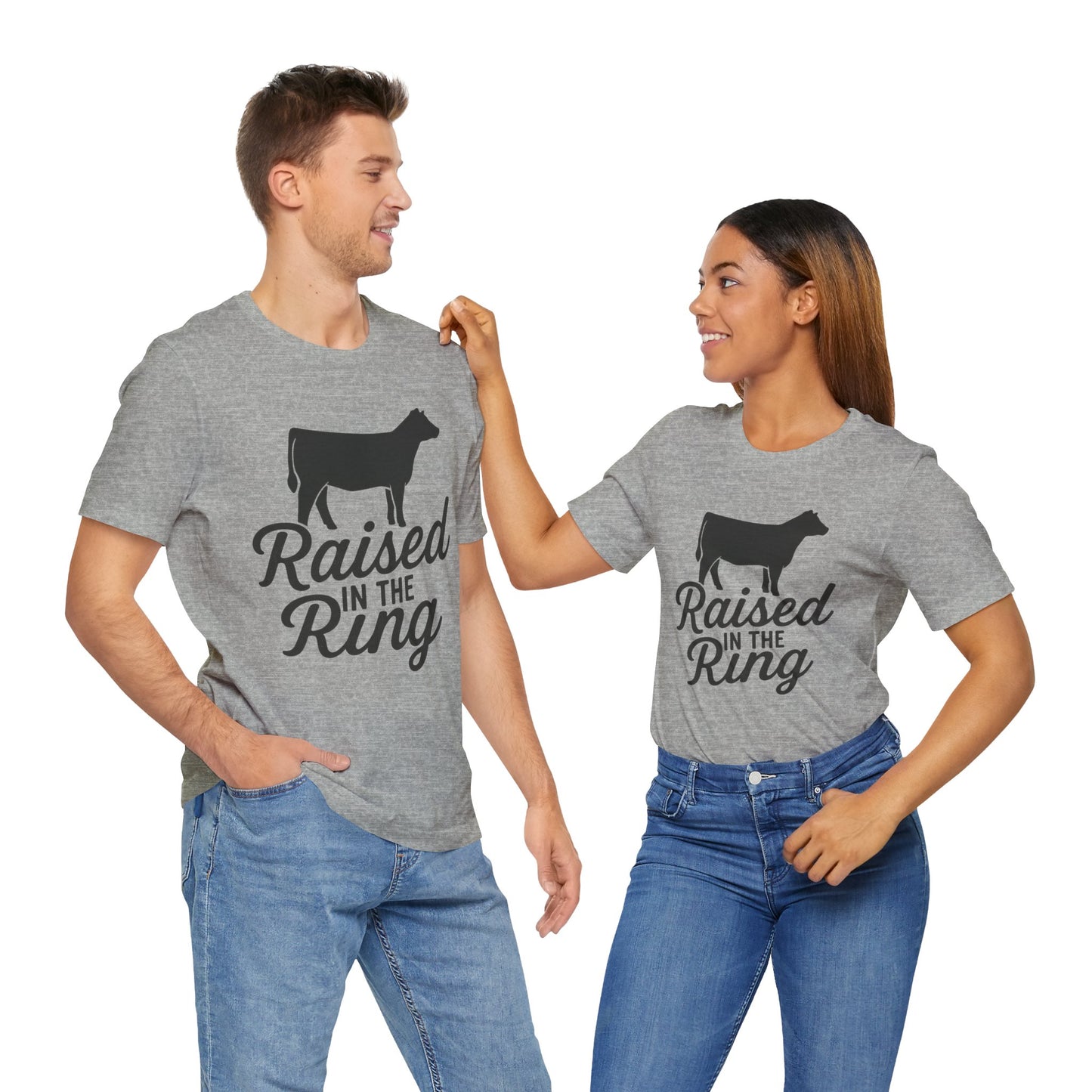 Raised in the Ring Cow Tee