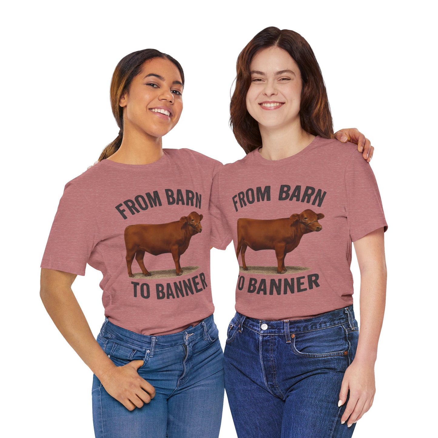 From Barn to Banner Red Angus Tee