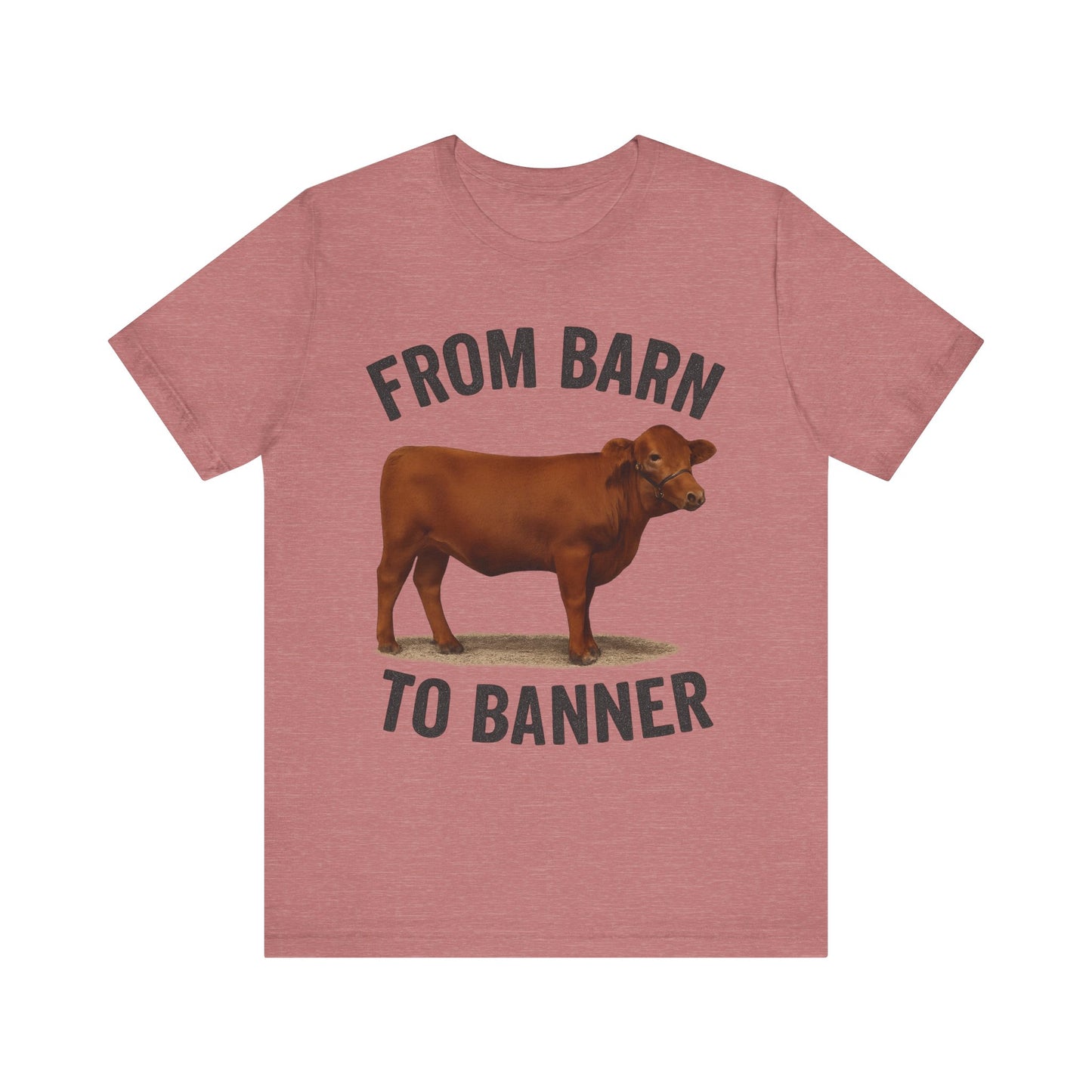 From Barn to Banner Red Angus Tee