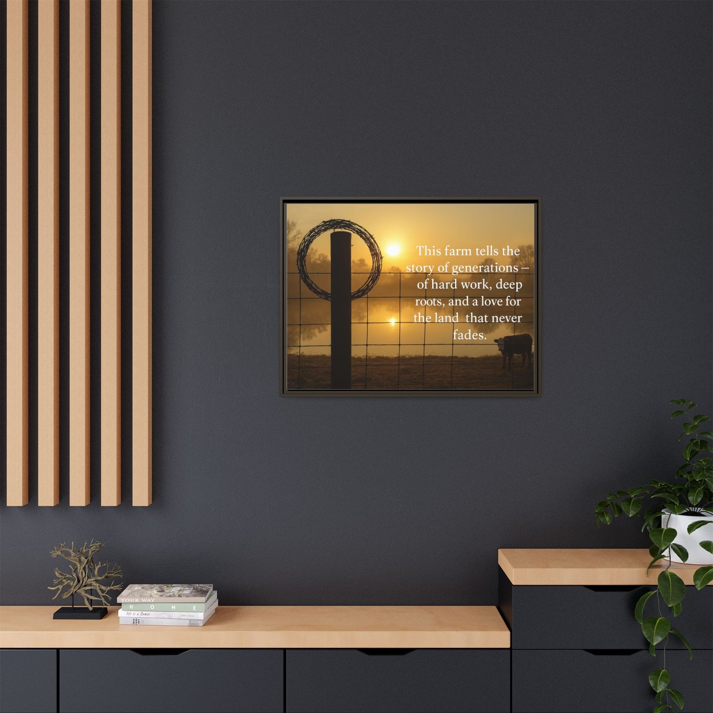 Generations of Farm Life- Rustic Canvas Wall Art