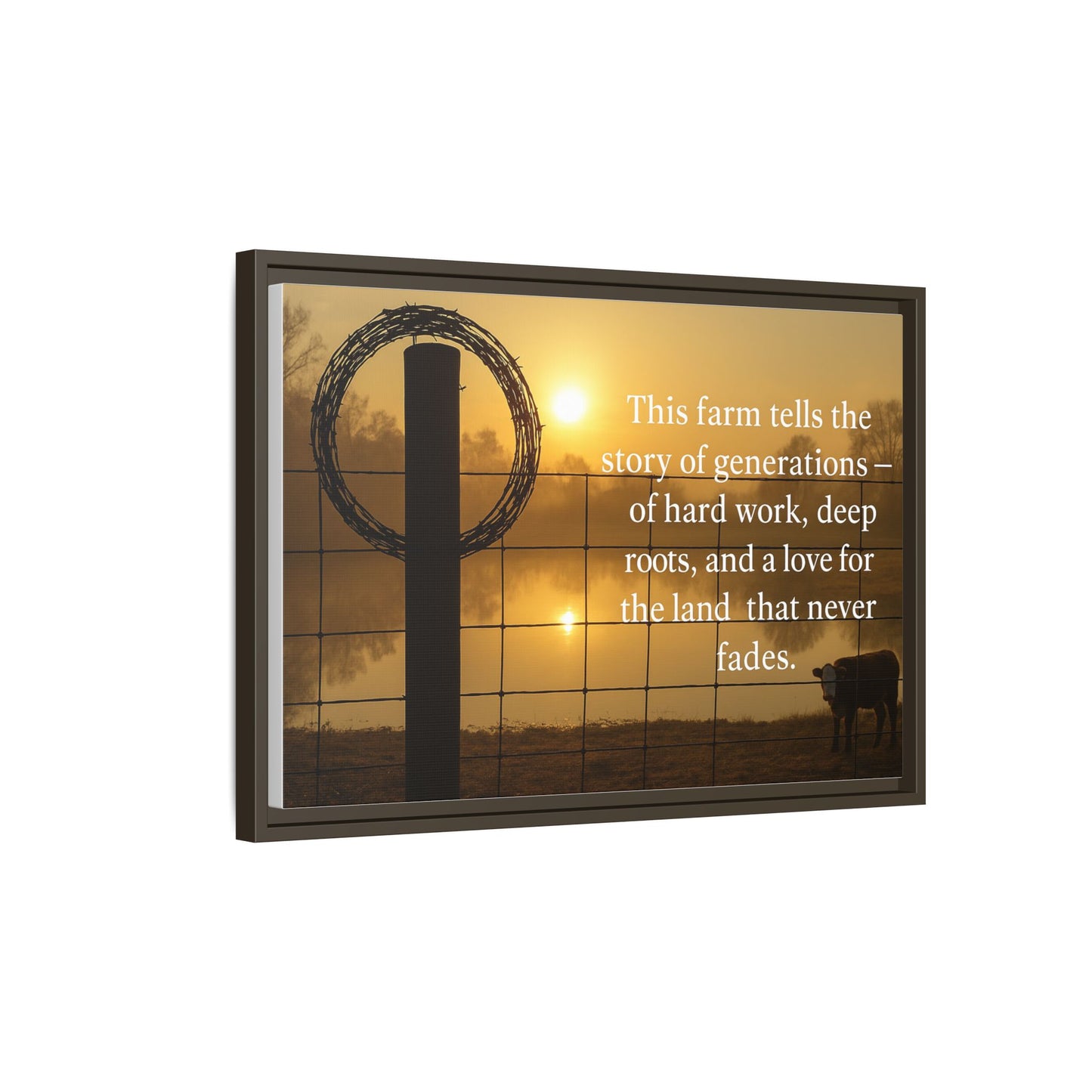 Generations of Farm Life- Rustic Canvas Wall Art