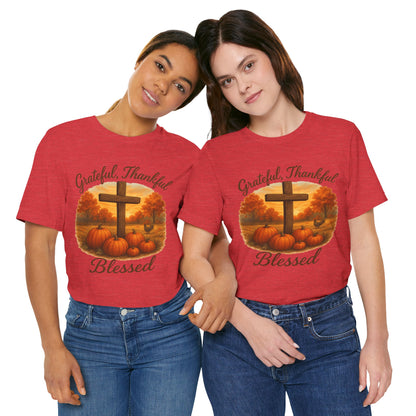 Grateful, Thankful, Blessed Fall Tee