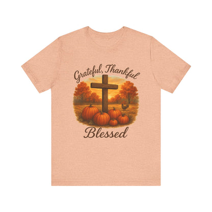 Grateful, Thankful, Blessed Fall Tee