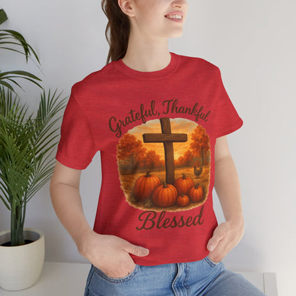 Grateful, Thankful, Blessed Fall Tee
