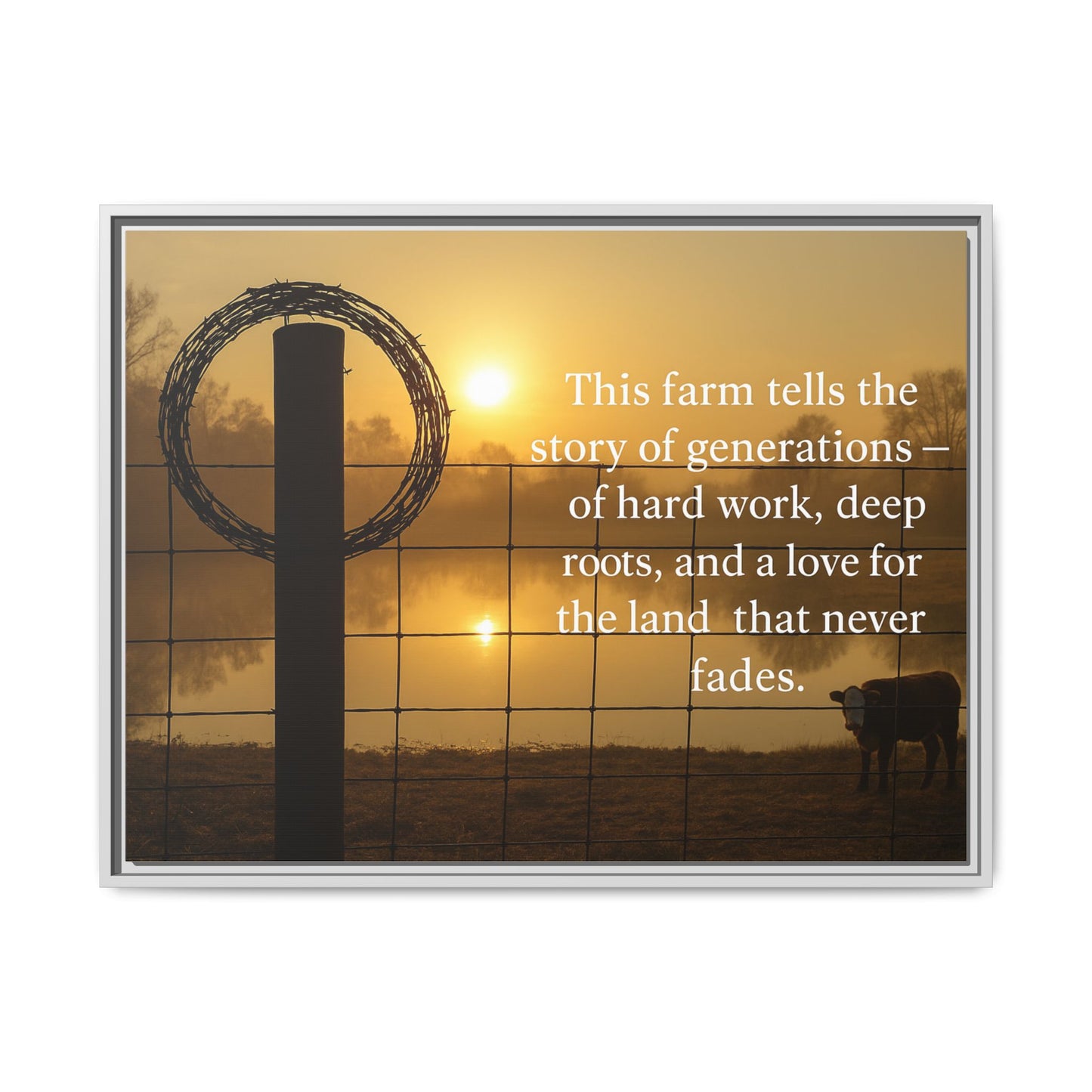Generations of Farm Life- Rustic Canvas Wall Art