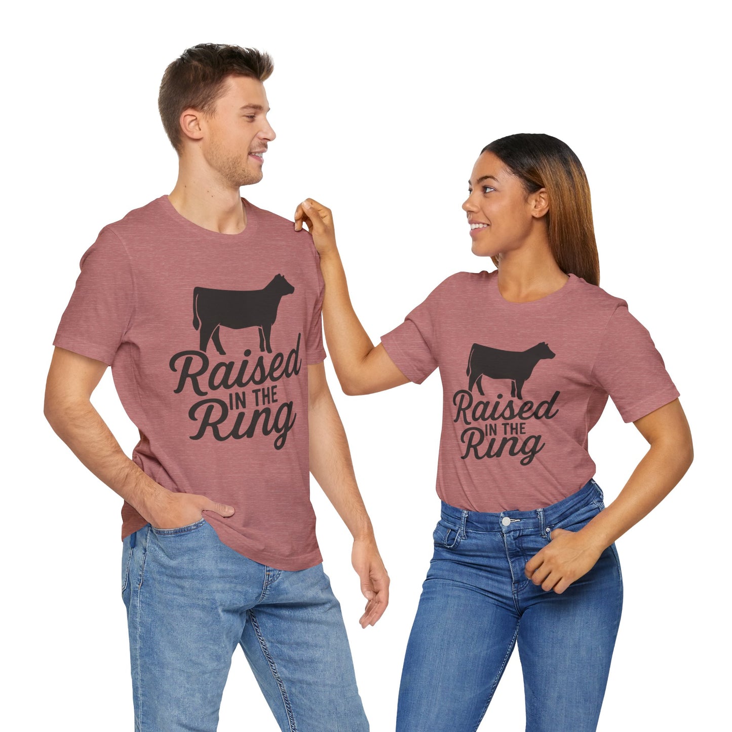 Raised in the Ring Cow Tee