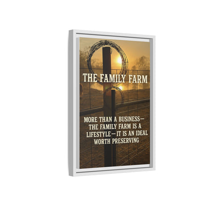 The Family Farm- Rustic Canvas Wall Art