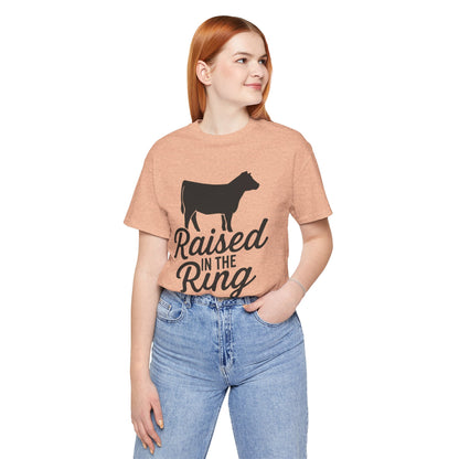 Raised in the Ring Cow Tee