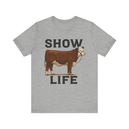 Show Life Hereford Cow Tee