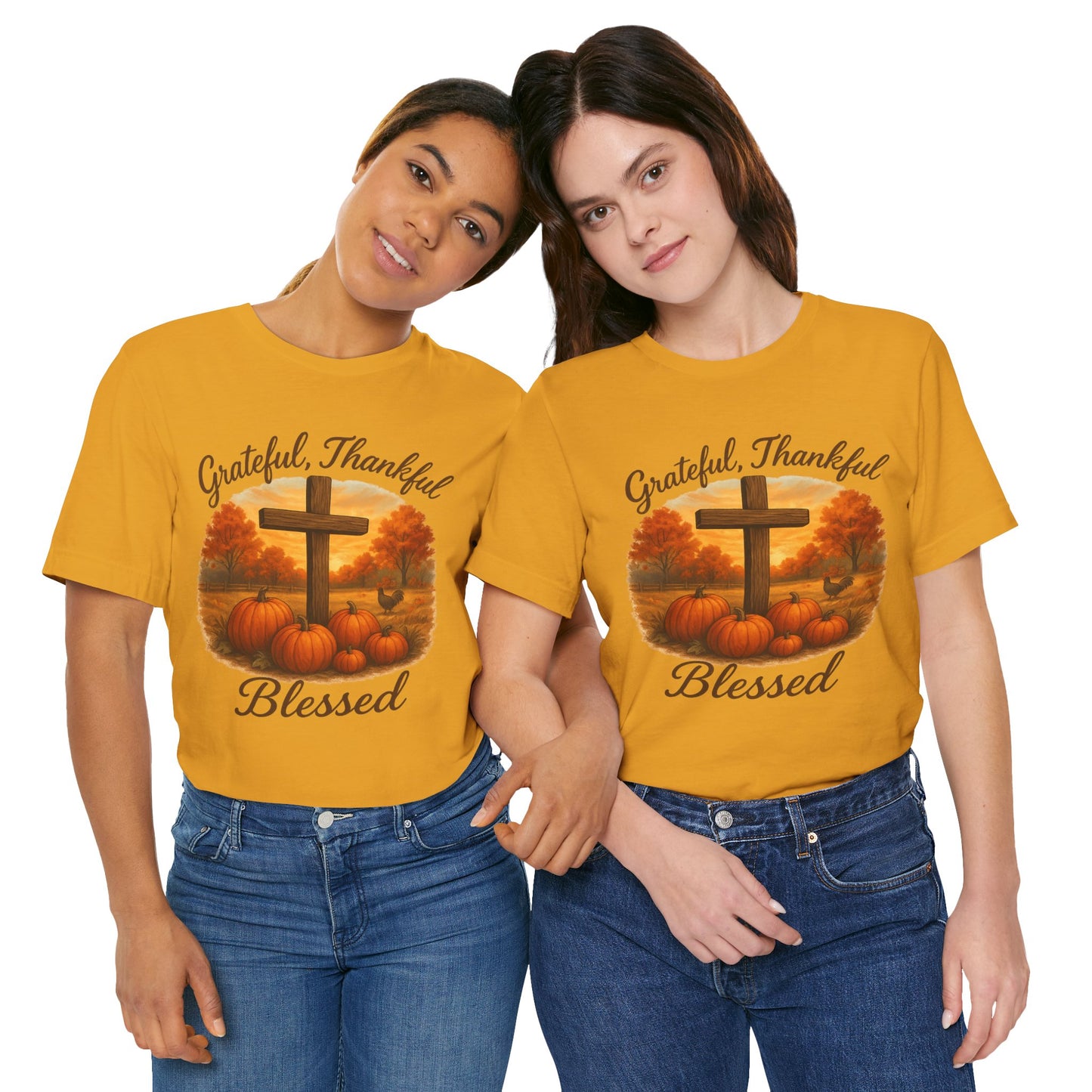 Grateful, Thankful, Blessed Fall Tee