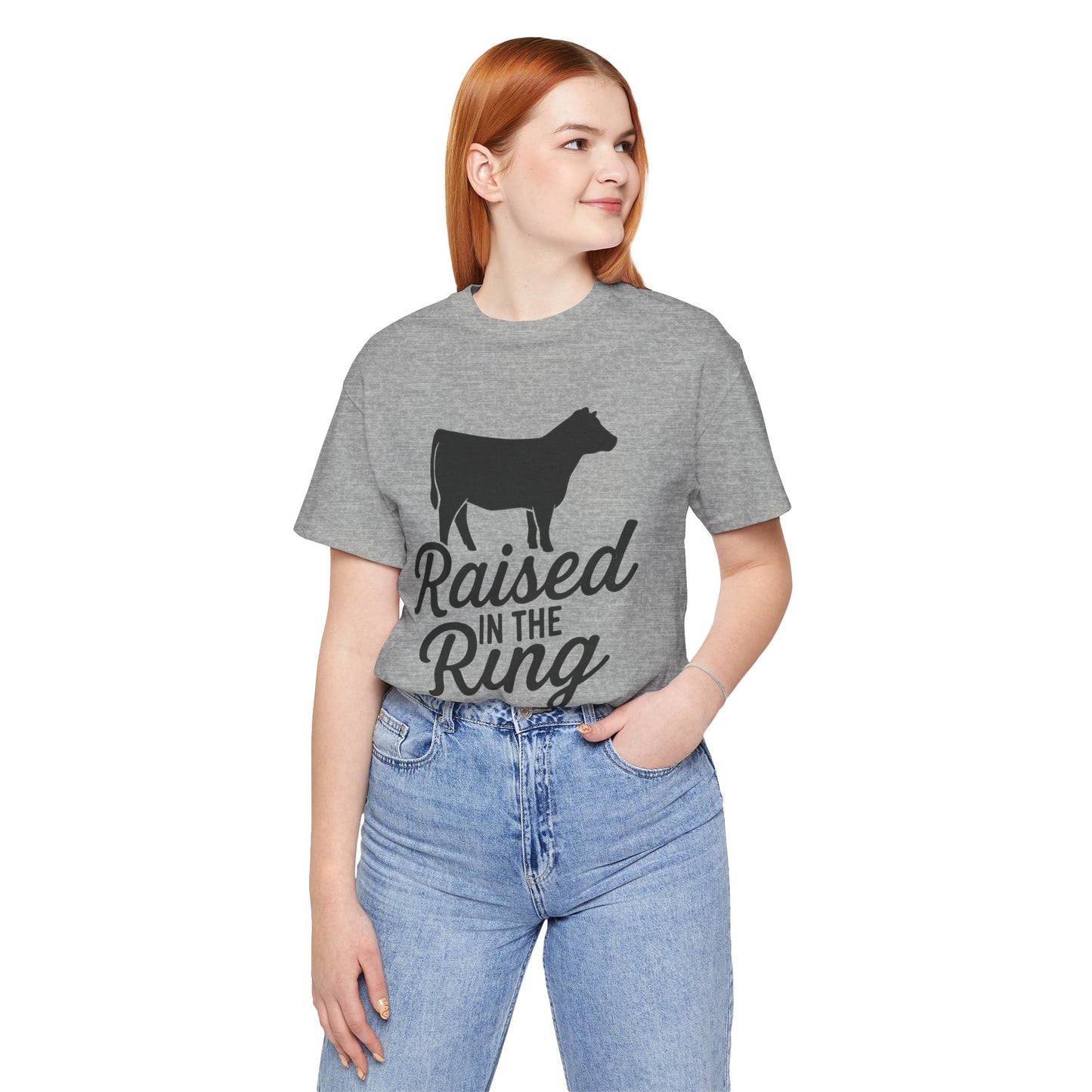 Raised in the Ring Cow Tee