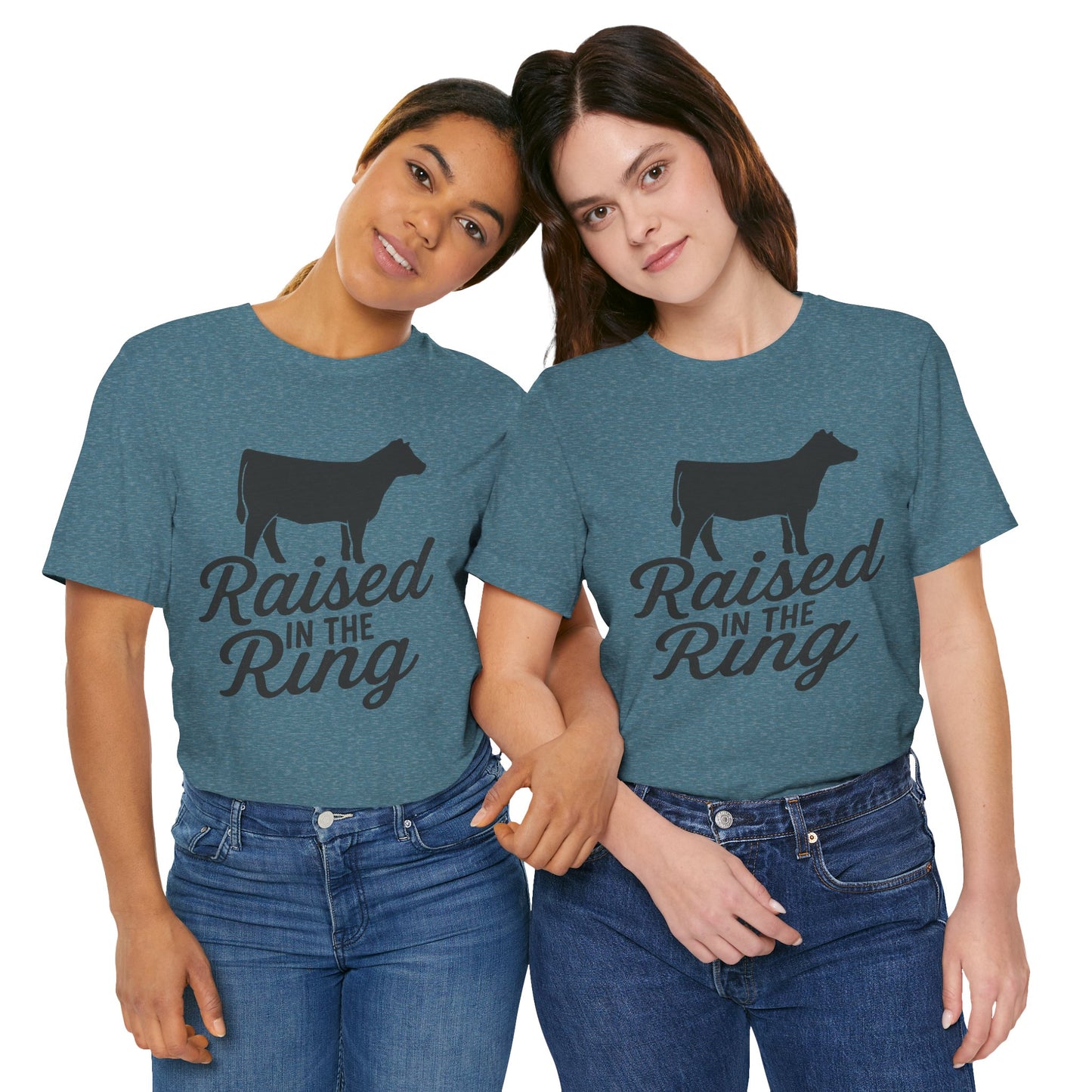Raised in the Ring Cow Tee