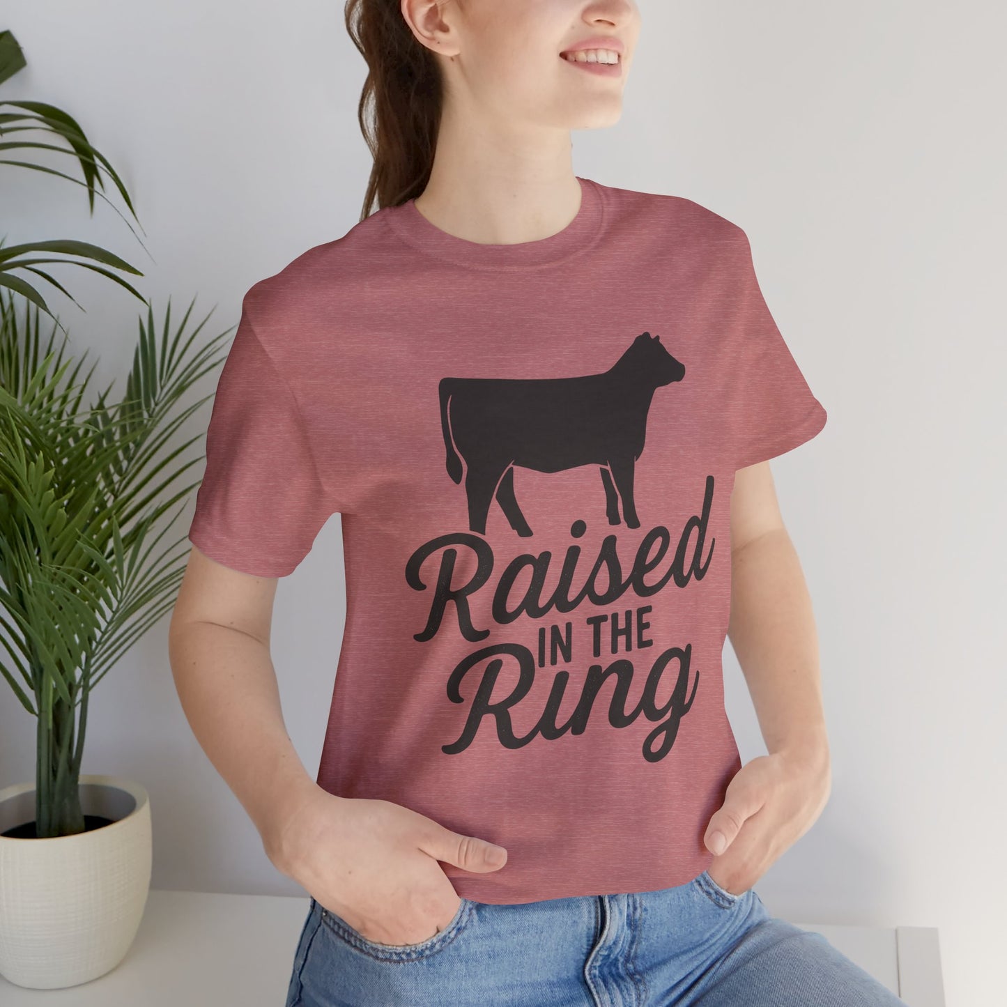 Raised in the Ring Cow Tee