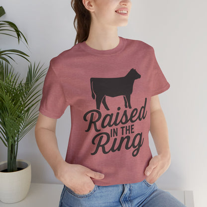 Raised in the Ring Cow Tee