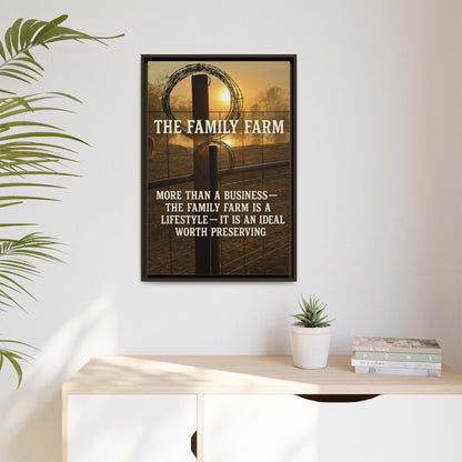 The Family Farm- Rustic Canvas Wall Art