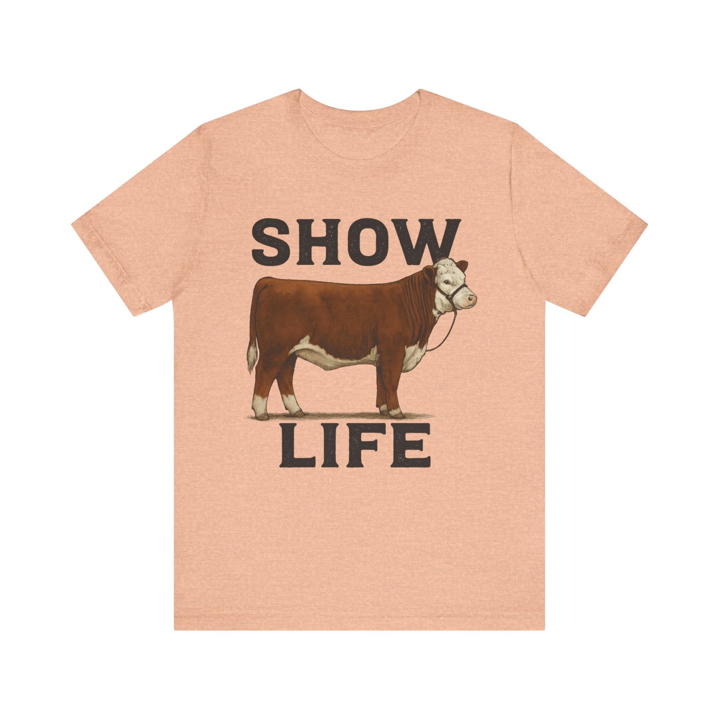 Show Life Hereford Cow Tee