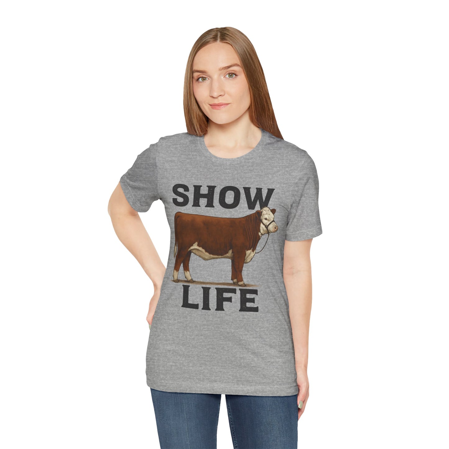 Show Life Hereford Cow Tee