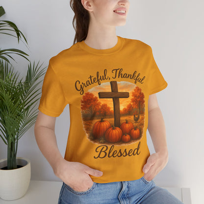 Grateful, Thankful, Blessed Fall Tee