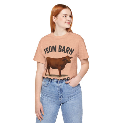 From Barn to Banner Red Angus Tee