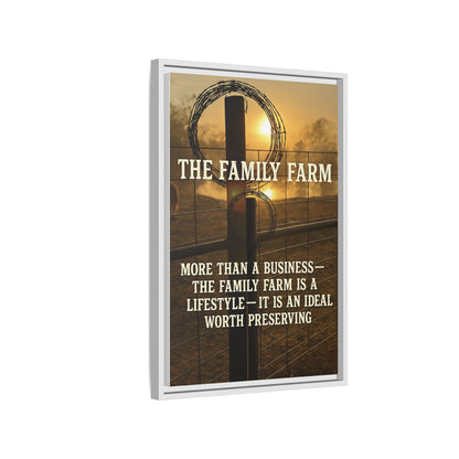 The Family Farm- Rustic Canvas Wall Art