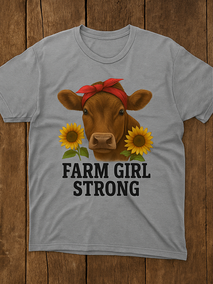 Farm Girl Strong Tee