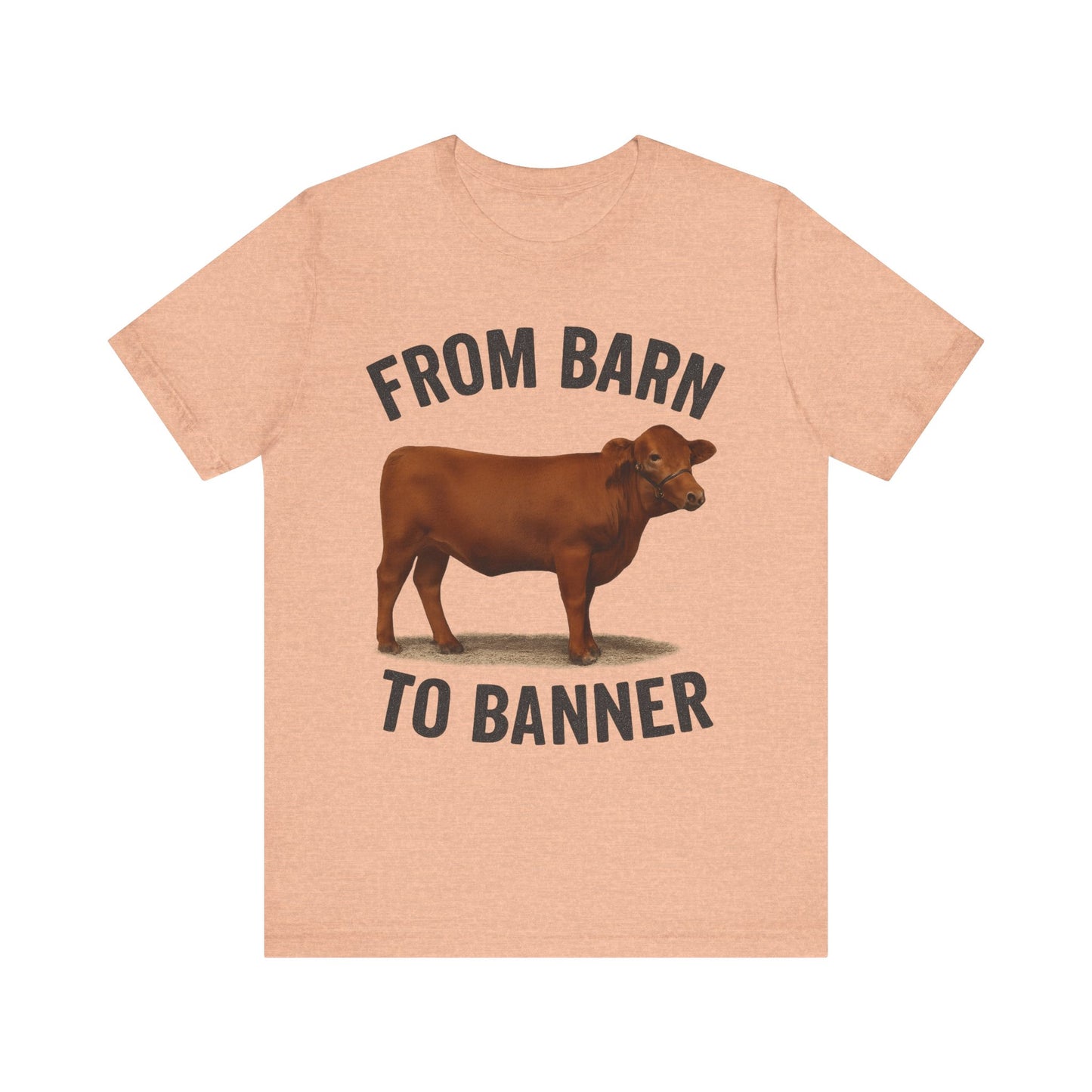 From Barn to Banner Red Angus Tee