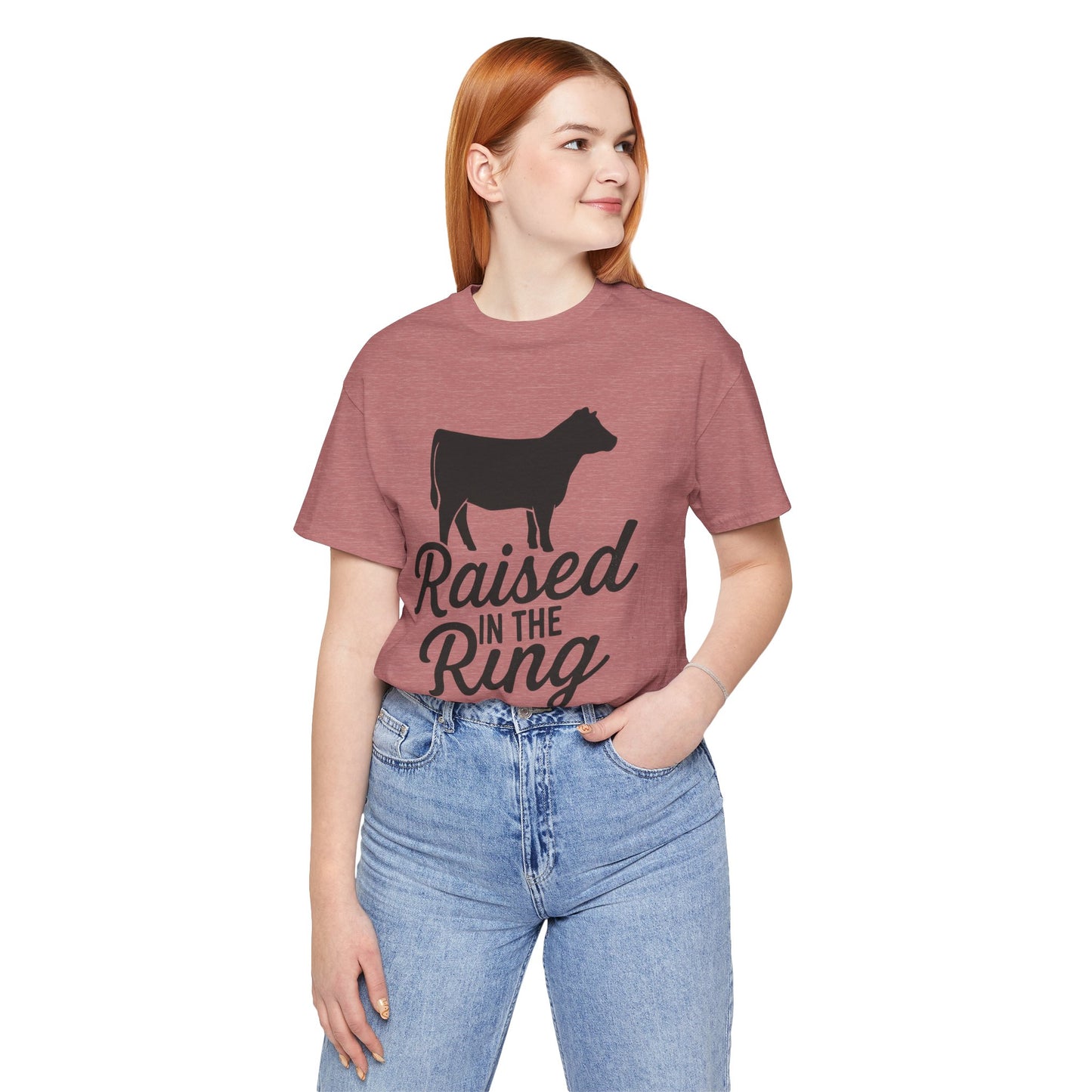 Raised in the Ring Cow Tee