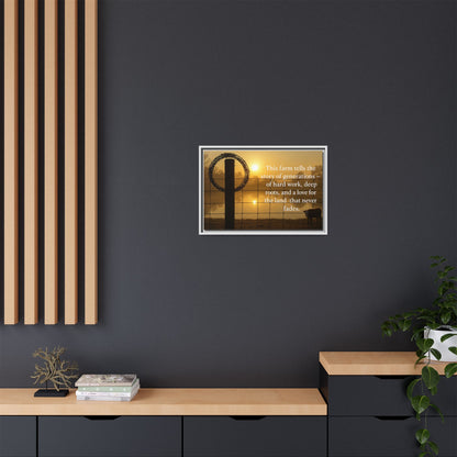 Generations of Farm Life- Rustic Canvas Wall Art