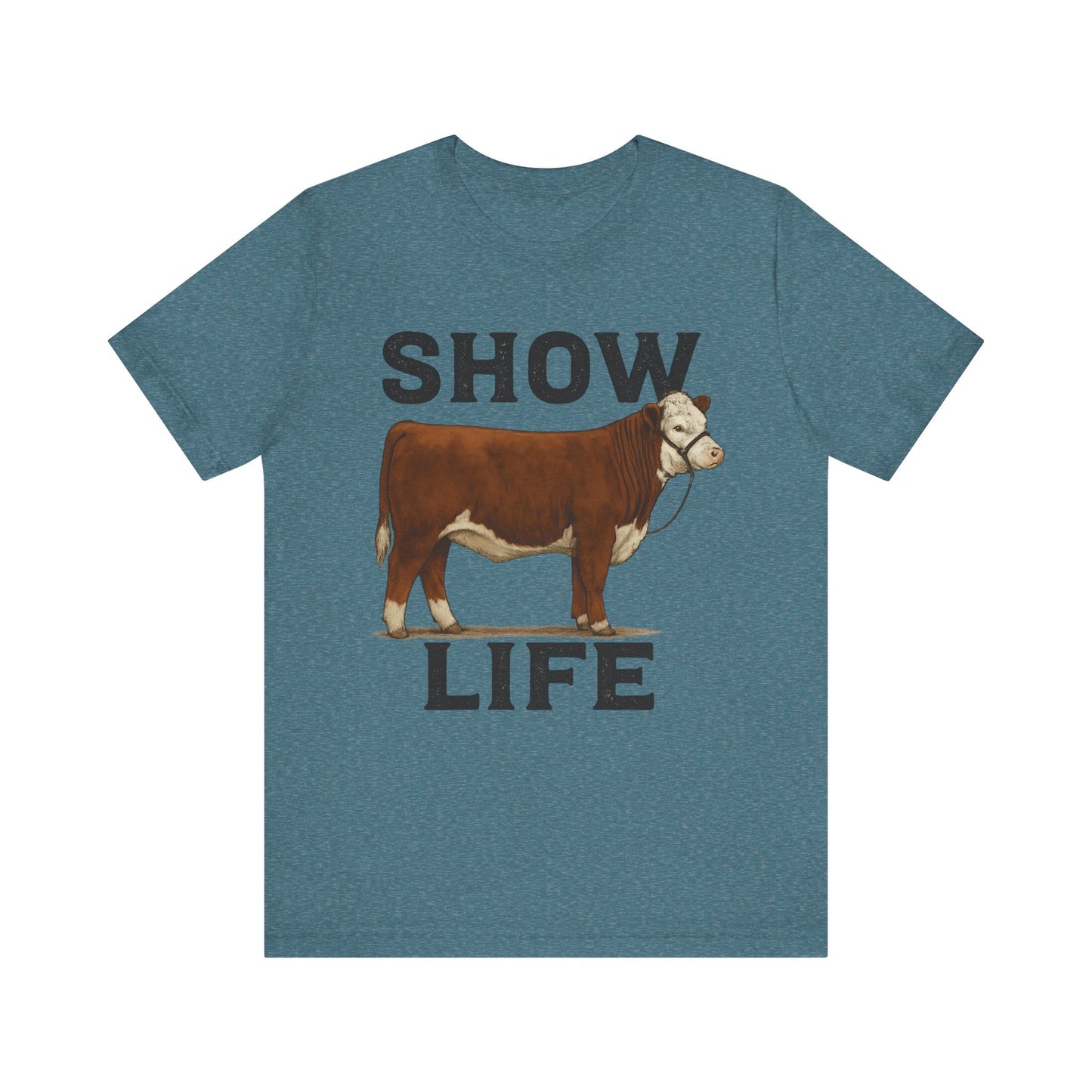 Show Life Hereford Cow Tee