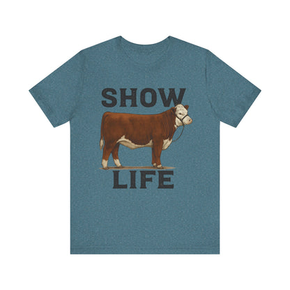 Show Life Hereford Cow Tee