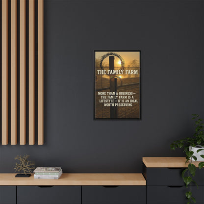 The Family Farm- Rustic Canvas Wall Art