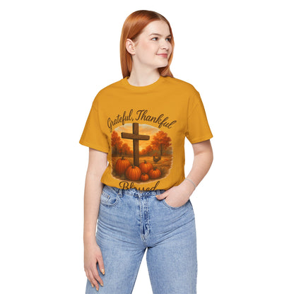 Grateful, Thankful, Blessed Fall Tee