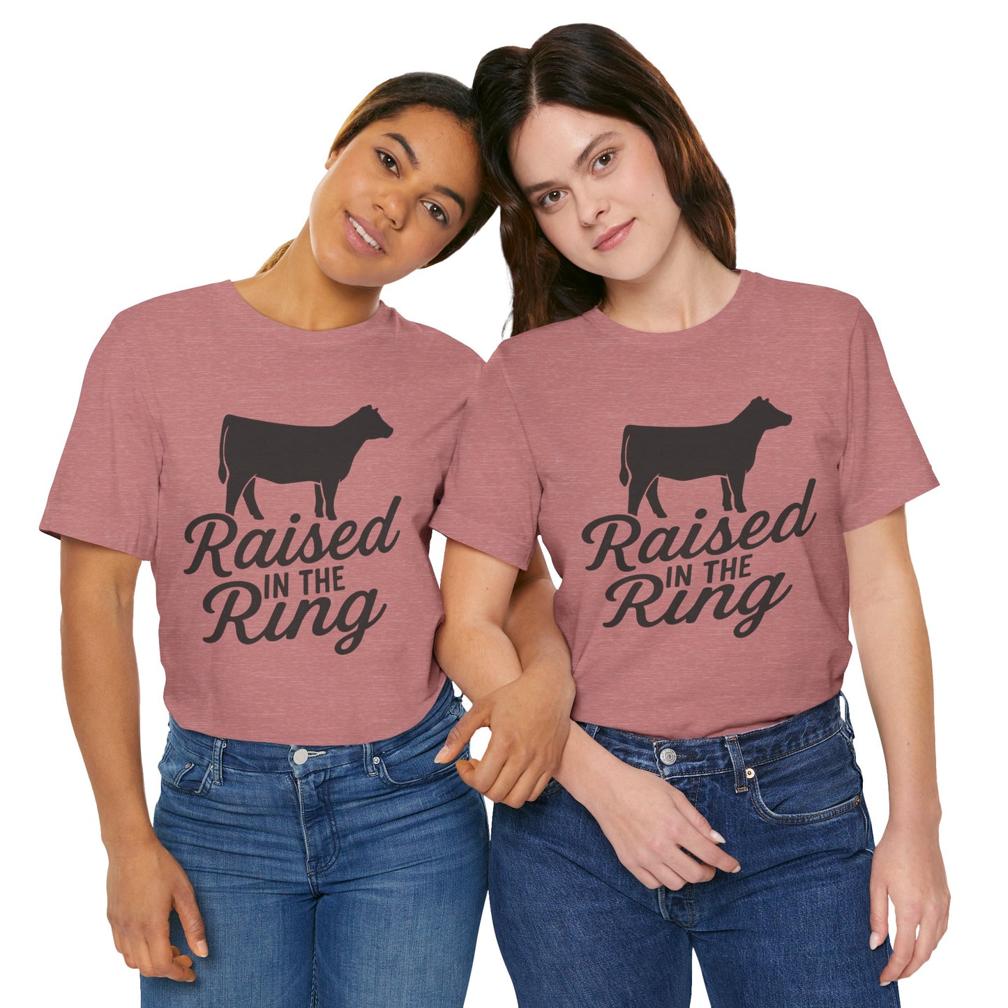 Raised in the Ring Cow Tee
