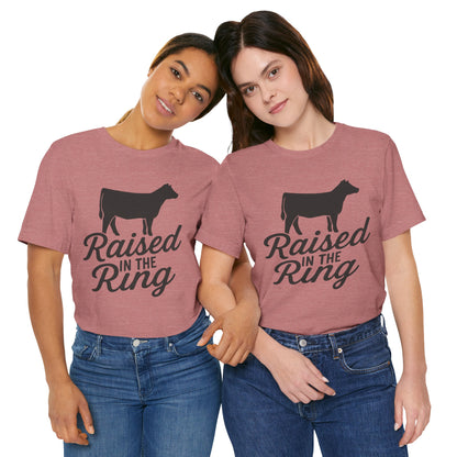 Raised in the Ring Cow Tee
