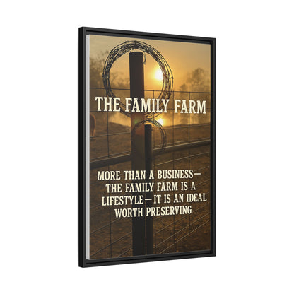 The Family Farm- Rustic Canvas Wall Art