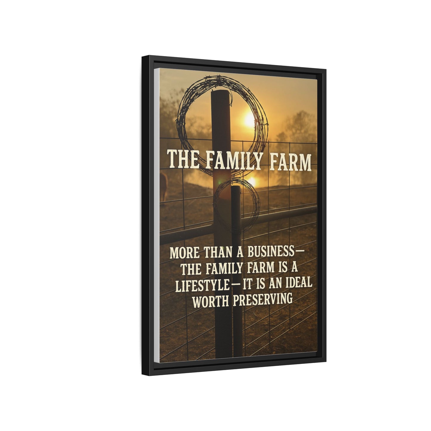 The Family Farm- Rustic Canvas Wall Art