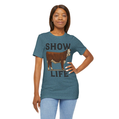 Show Life Hereford Cow Tee