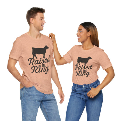 Raised in the Ring Cow Tee